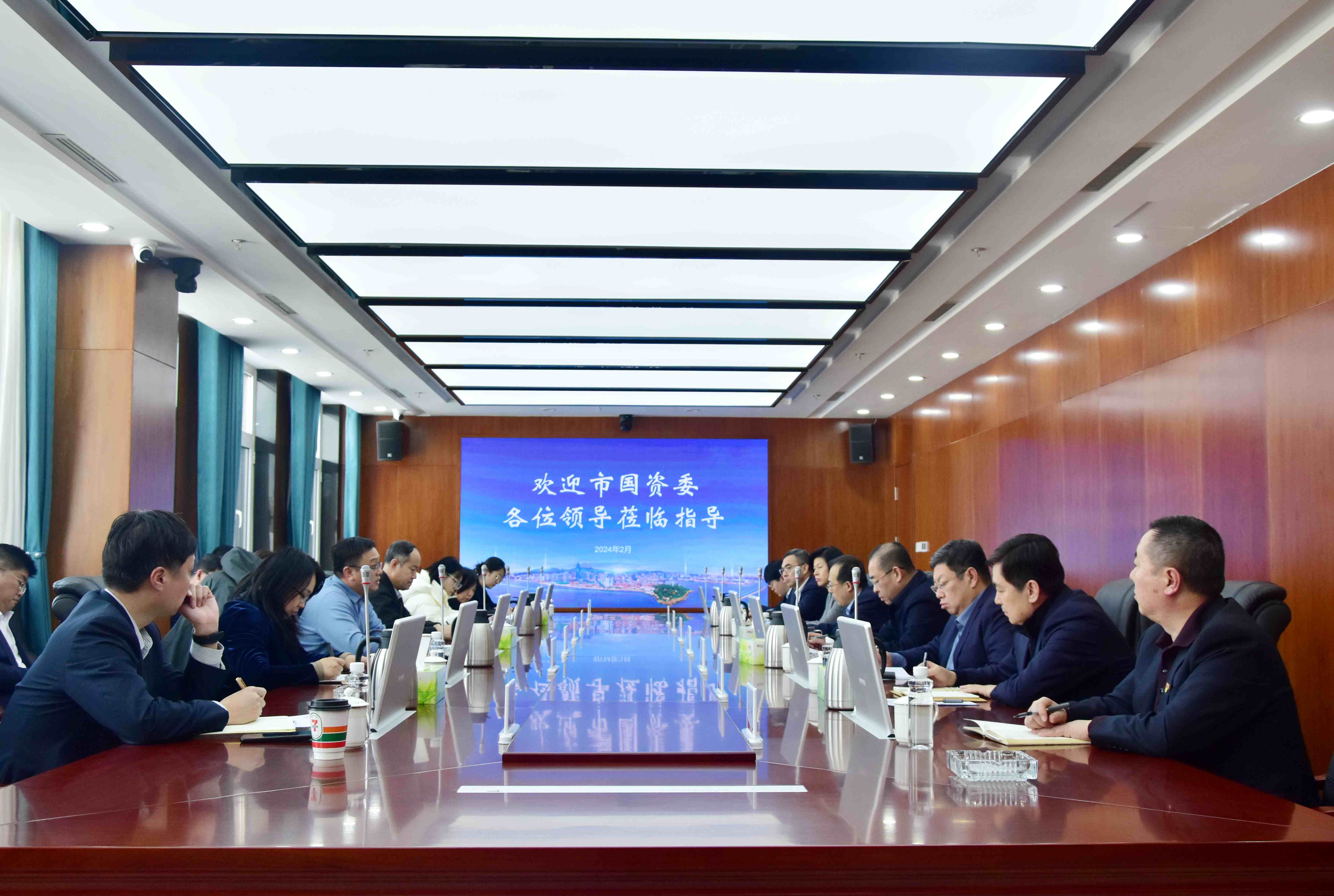 市国资委领导到集团督导调研工作